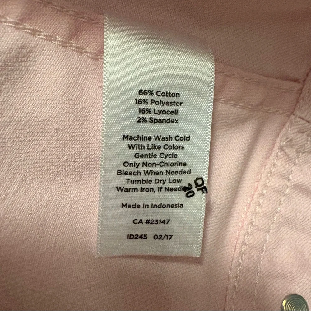 Talbots Light Pink Denim Jacket - Picture 7 of 8